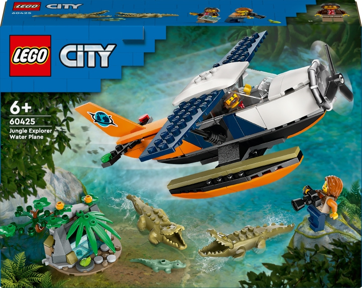 LEGO City Verkenning 60425 - Jungle Ontdekkingsreiziger\'s Watervliegtuig in de groep SPEELGOED, KINDER- & BABYPRODUCTEN / Speelgoed / Bouwspeelgoed / Lego bij TP E-commerce Nordic AB (C69291)