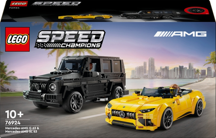 LEGO Speed Champions 76924 - Mercedes-AMG G 63 en Mercedes-AMG SL 63 in de groep SPEELGOED, KINDER- & BABYPRODUCTEN / Speelgoed / Bouwspeelgoed / Lego bij TP E-commerce Nordic AB (C69298)