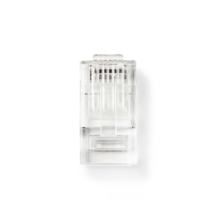 Nedis RJ45-Connector | Male | Stranded UTP CAT5 | Recht | Verguld | 10 Stuks | PVC | Transparant | Doos in de groep COMPUTERS & RANDAPPARATUUR / Computerkabels / Netwerkkabels / Adapters & Geleiderverbindingen bij TP E-commerce Nordic AB (C69328)