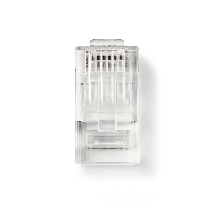 Nedis RJ45-Connector | Male | Stranded UTP CAT6 | Recht | Verguld | 10 Stuks | PVC | Transparant | Doos in de groep COMPUTERS & RANDAPPARATUUR / Computerkabels / Netwerkkabels / Adapters & Geleiderverbindingen bij TP E-commerce Nordic AB (C69330)