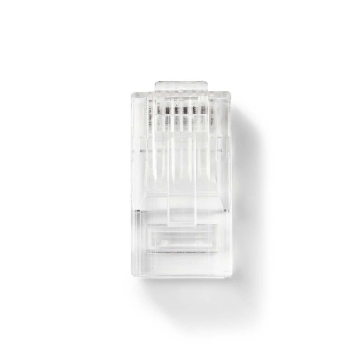 Nedis RJ45-Connector | RJ45 Pass Through | Solid UTP CAT5 | Recht | Verguld | 10 Stuks | PVC | Transparant | Doos in de groep COMPUTERS & RANDAPPARATUUR / Computerkabels / Netwerkkabels / Adapters & Geleiderverbindingen bij TP E-commerce Nordic AB (C69332)