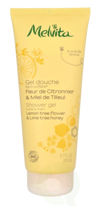 Melvita Shower Gel 200 ml Lemon Tree Flower & Lime Tree Honey in de groep BEAUTY & HEALTH / Haar & Styling / Haarverzorging / Shampoo bij TP E-commerce Nordic AB (C69441)