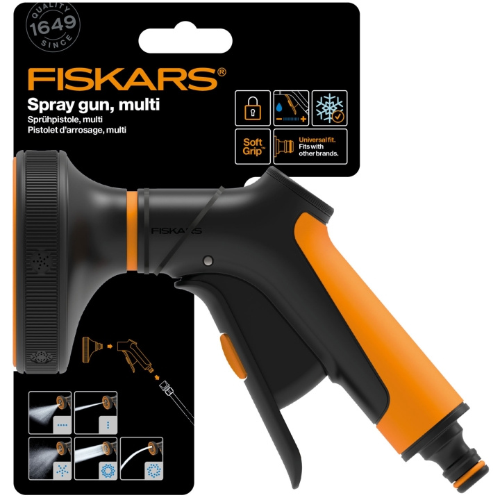 Fiskars Sprinklerpistol multifunktion. front tr in de groep HUISHOUDEN & TUIN / Tuinproducten / Tuingereedschap bij TP E-commerce Nordic AB (C69557)