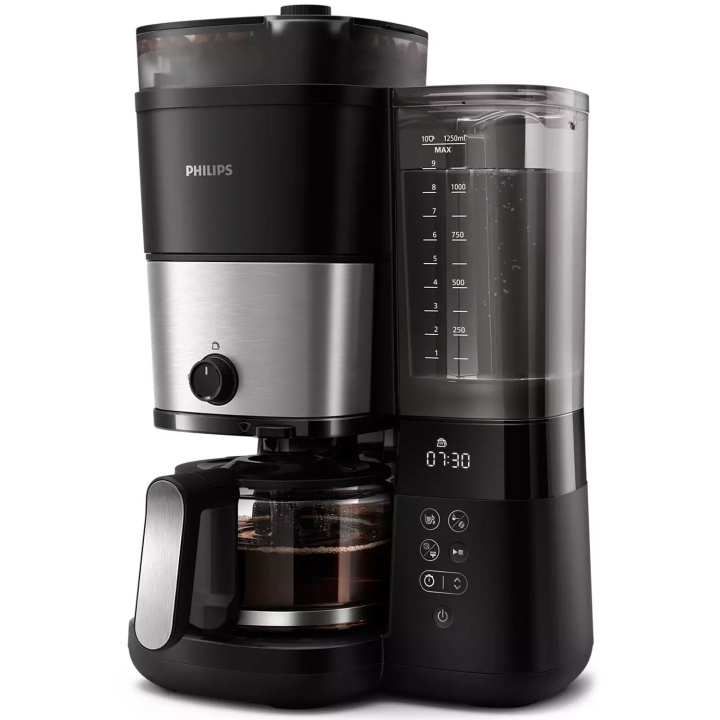 Philips Kaffebryggare med kvarn All-in-1 Brew HD7888/01 in de groep HUISHOUDEN & TUIN / Huishoudelijke apparaten / Koffiezetapparaten en accessoires / Espressomachines bij TP E-commerce Nordic AB (C69566)