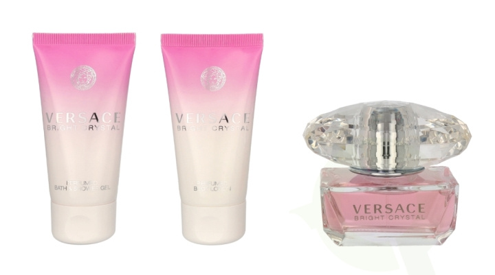 Versace Bright Crystal Giftset 150 ml Edt Spray 50ml/Shower Gel 50ml/Body Lotion 50ml in de groep BEAUTY & HEALTH / Cadeausets / Cadeausets voor haar bij TP E-commerce Nordic AB (C69642)