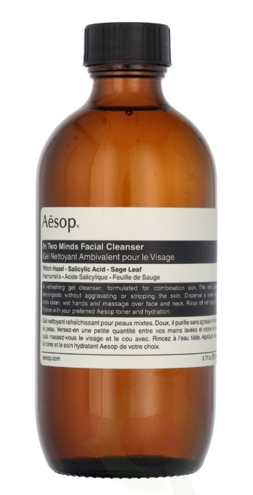 AESOP In Two Minds Facial Cleanser 200 ml in de groep BEAUTY & HEALTH / Huidsverzorging / Gezicht / Schoonmaak bij TP E-commerce Nordic AB (C69651)