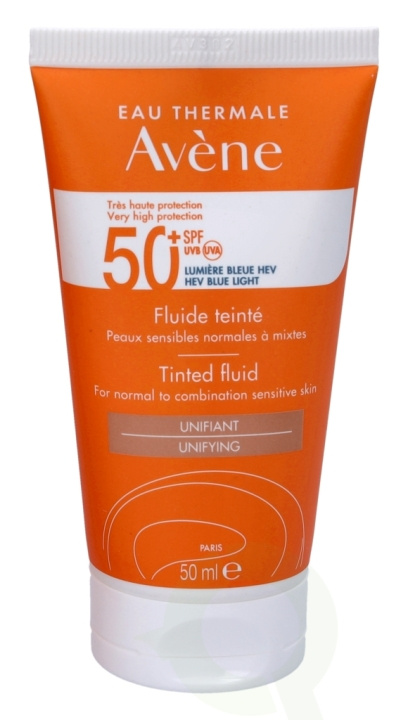 Avene High Protection Colour Fluid SPF50+ 50 ml in de groep BEAUTY & HEALTH / Huidsverzorging / Zonnebank / Zonnebescherming bij TP E-commerce Nordic AB (C69659)