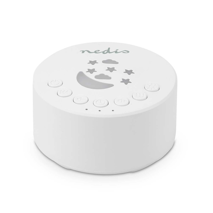 Nedis White Noise Machine | 18 Sound Options | 1 W | Maximale batterijduur: 18 uur | Dimbaar Licht | Tijdschakelaar | Wit in de groep HUISHOUDEN & TUIN / Smart home / Slimme huissystemen bij TP E-commerce Nordic AB (C69692)