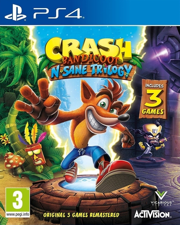 Activision Crash Bandicoot - N. Sane Trilogie (PS4) in de groep HOME ELECTRONICS / Spelconsoles en accessoires / Sony PlayStation 4 bij TP E-commerce Nordic AB (C69725)