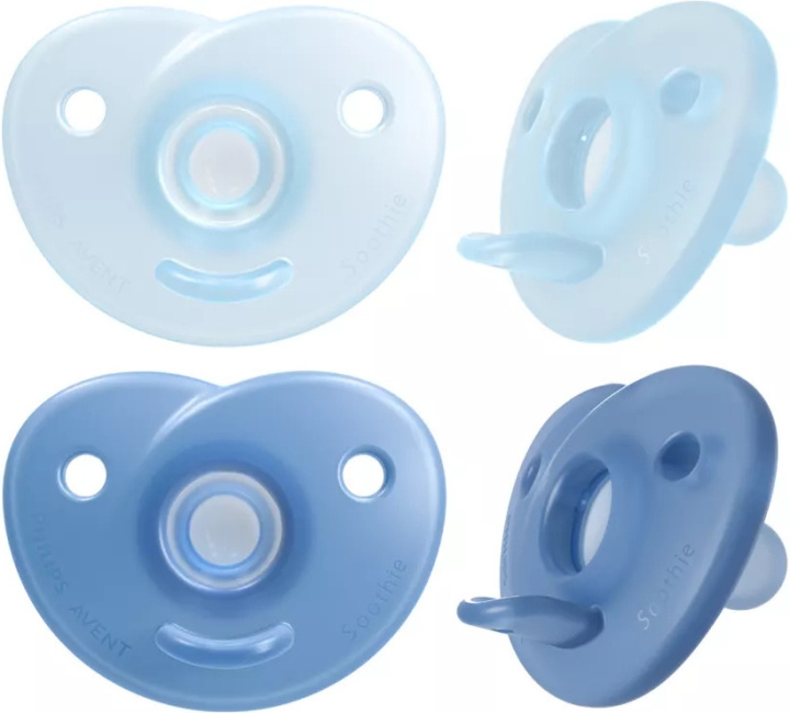 Philips Avent SCF099/21 Soothie-spenen, 0 - 6 maanden, 2 stuks, blauw in de groep SPEELGOED, KINDER- & BABYPRODUCTEN / Babygadgets / Fopspenen & Bijtringen bij TP E-commerce Nordic AB (C69739)