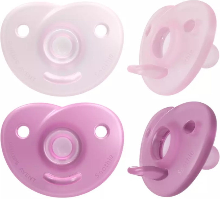 Philips Avent SCF099/22 Soothie-spenen, 0 - 6 maanden, 2 stuks, rood in de groep SPEELGOED, KINDER- & BABYPRODUCTEN / Babygadgets / Fopspenen & Bijtringen bij TP E-commerce Nordic AB (C69740)