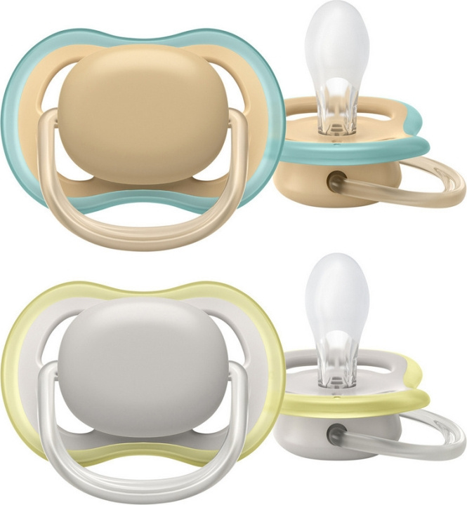 Philips Avent SCF085/15 Ultra Air spenen 0-6 maanden, 2 stuks, beige in de groep SPEELGOED, KINDER- & BABYPRODUCTEN / Babygadgets / Fopspenen & Bijtringen bij TP E-commerce Nordic AB (C69758)