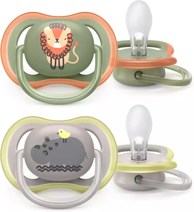 Philips Avent SCF085/17 Ultra Air spenen 6-18 maanden, 2 stuks, lion in de groep SPEELGOED, KINDER- & BABYPRODUCTEN / Babygadgets / Fopspenen & Bijtringen bij TP E-commerce Nordic AB (C69759)