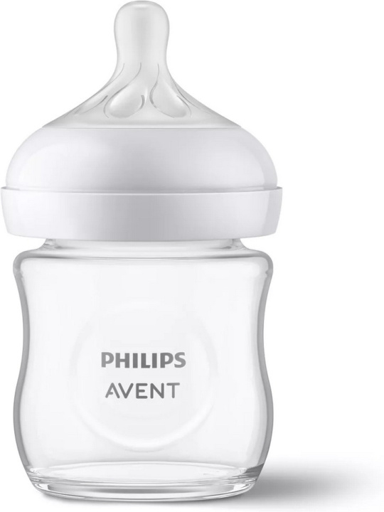 Philips Avent SCY930/01 Natural Response glazen babyfles, 120 ml in de groep SPEELGOED, KINDER- & BABYPRODUCTEN / Babygadgets / Fopspenen & Bijtringen bij TP E-commerce Nordic AB (C69784)