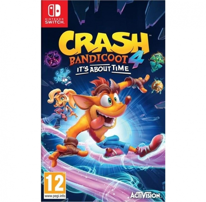 Activision Crash Bandicoot 4: It\'s About Time, Switch in de groep HOME ELECTRONICS / Spelconsoles en accessoires / Nintendo Switch / Games bij TP E-commerce Nordic AB (C69798)