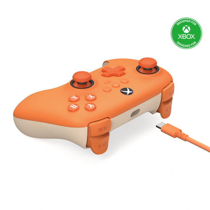 8Bitdo Ultimate C bedrade gamecontroller, oranje, Xbox in de groep HOME ELECTRONICS / Spelconsoles en accessoires / Xbox Series X bij TP E-commerce Nordic AB (C69846)