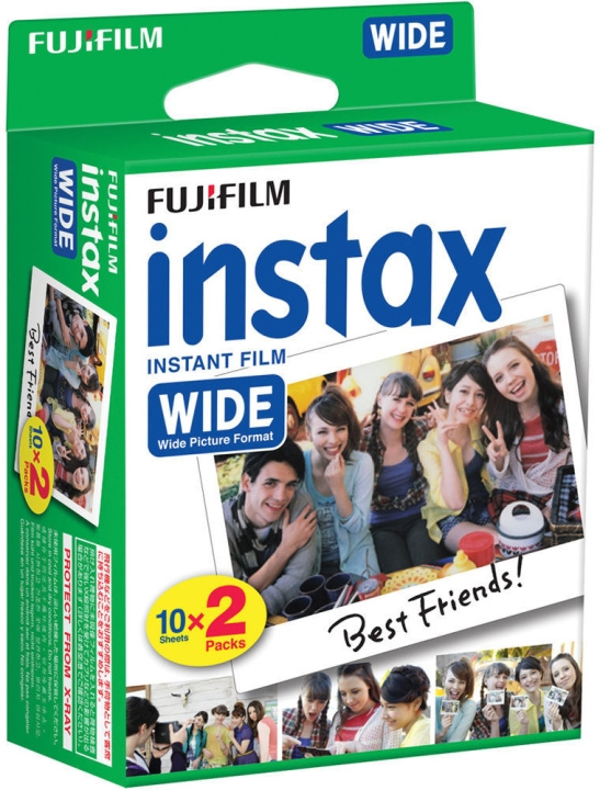 Fujifilm Instax Wide twin pack instant film, 20 foto\'s in de groep HOME ELECTRONICS / Foto & Video / Fotoapparatuur / Overige bij TP E-commerce Nordic AB (C69912)