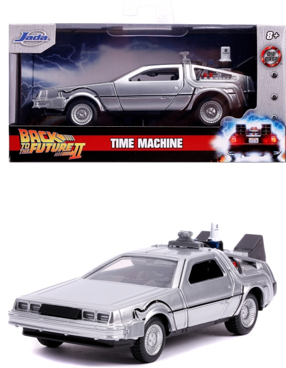 Jada Tijdmachine Back to the Future 2 -auto in de groep SPORT, VRIJE TIJD & HOBBY / Hobby / Kunststof modellen / Auto\'s bij TP E-commerce Nordic AB (C69926)