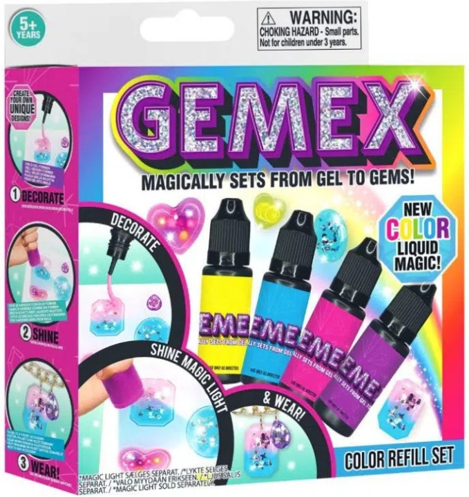 Gemex Color Gel - navulling kleurgel, 4 x 10 g in de groep SPEELGOED, KINDER- & BABYPRODUCTEN / Speelgoed / Ambachten bij TP E-commerce Nordic AB (C69939)