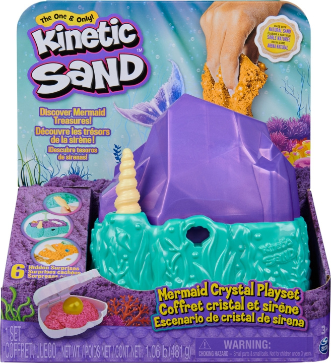 Kinetisch zand Zeemeermin kristal magisch zand set in de groep SPEELGOED, KINDER- & BABYPRODUCTEN / Speelgoed / Speelgoed bij TP E-commerce Nordic AB (C69971)