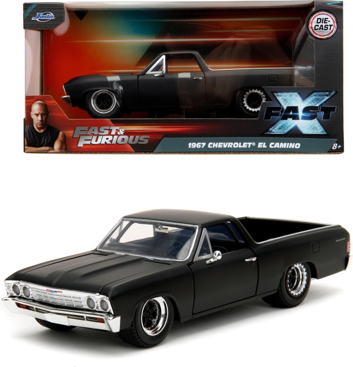 Jada Fast & Furious 1967 El Camino auto, 19 cm in de groep SPORT, VRIJE TIJD & HOBBY / Hobby / Kunststof modellen / Auto\'s bij TP E-commerce Nordic AB (C69974)