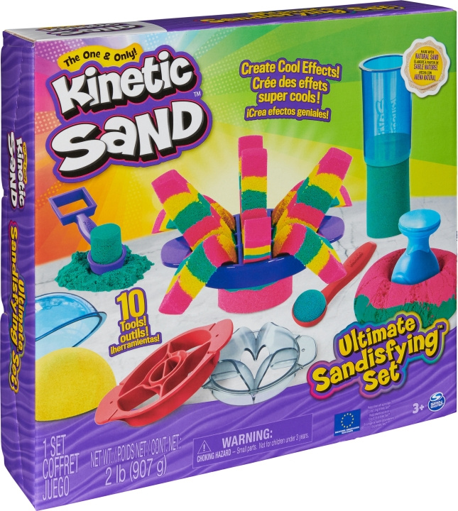 Kinetic Sand Ultimate Sandisfying - speelset in de groep SPEELGOED, KINDER- & BABYPRODUCTEN / Speelgoed / Speelgoed bij TP E-commerce Nordic AB (C69990)