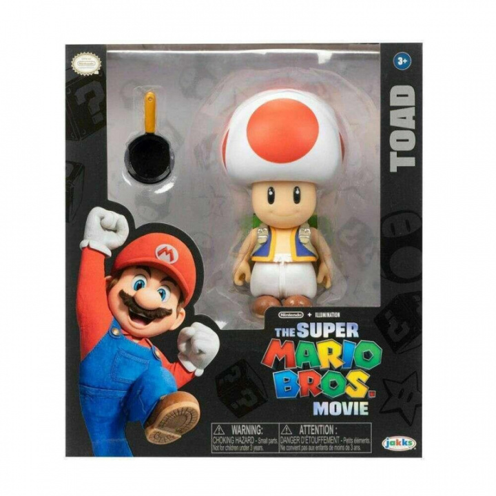 JAKKS Pacific Nintendo Super Mario Bros Movie - Toad figuur in de groep SPORT, VRIJE TIJD & HOBBY / Hobby / Kunststof modellen / Figuren bij TP E-commerce Nordic AB (C69996)