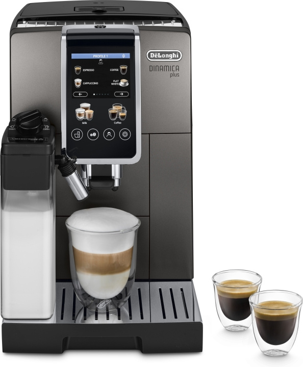 DeLonghi ECAM380.95.TB Dinamica Plus automatisch koffiezetapparaat in de groep HUISHOUDEN & TUIN / Huishoudelijke apparaten / Koffiezetapparaten en accessoires / Koffiezetapparaten bij TP E-commerce Nordic AB (C70074)