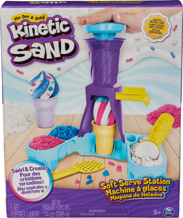 Kinetisch Zand Soft Serve Station - ijsspeelset in de groep SPEELGOED, KINDER- & BABYPRODUCTEN / Speelgoed / Speelgoed bij TP E-commerce Nordic AB (C70083)