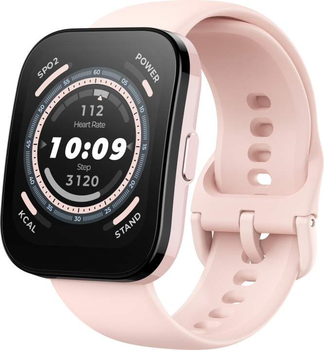 Amazfit Bip 5 smartwatch, 46 mm, pastelroze in de groep SPORT, VRIJE TIJD & HOBBY / Smartwatch & Activiteitsmeters / Smartwatches bij TP E-commerce Nordic AB (C70137)