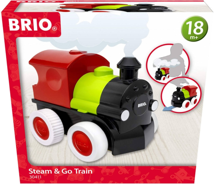 BRIO 30411 - Stoom & Go Trein in de groep SPEELGOED, KINDER- & BABYPRODUCTEN / Babyspeelgoed / Activiteitenspeelgoed bij TP E-commerce Nordic AB (C70142)