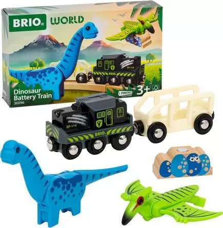 BRIO 36096 - Dinosaurus Batterijtrein in de groep SPEELGOED, KINDER- & BABYPRODUCTEN / Speelgoed / Bouwspeelgoed / Brio treinrails bij TP E-commerce Nordic AB (C70144)