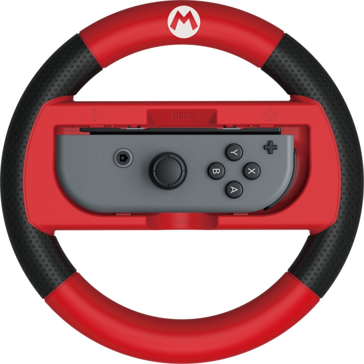 Hori Mario Kart 8 Deluxe Racing Wheel - Mario Edition (Switch) in de groep HOME ELECTRONICS / Spelconsoles en accessoires / Nintendo Switch / Accessoires bij TP E-commerce Nordic AB (C70148)