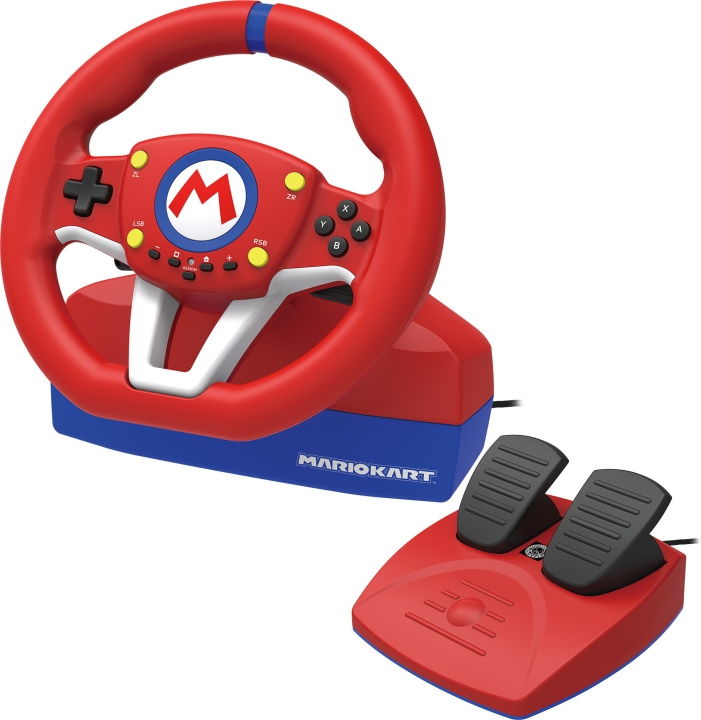 HORI Mario Kart Racing Wheel Pro Mini, Switch in de groep HOME ELECTRONICS / Spelconsoles en accessoires / Nintendo Switch / Accessoires bij TP E-commerce Nordic AB (C70149)