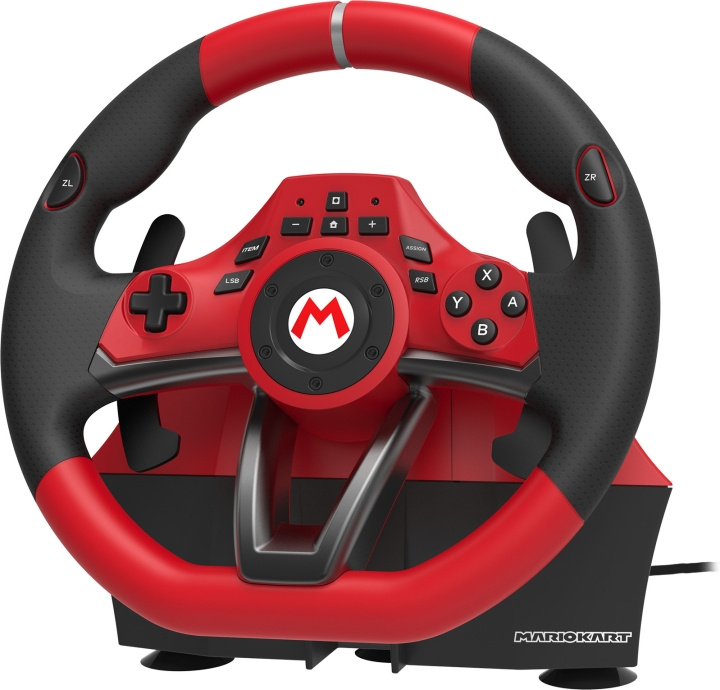 HORI Racing Wheel Pro Deluxe, Switch in de groep HOME ELECTRONICS / Spelconsoles en accessoires / Nintendo Switch / Accessoires bij TP E-commerce Nordic AB (C70150)