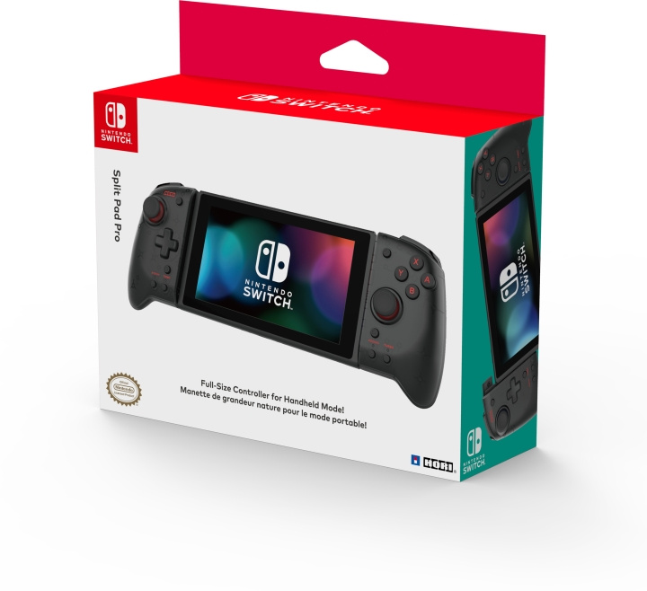 HORI Split Pad Pro Black gamecontroller, Switch / Switch OLED in de groep HOME ELECTRONICS / Spelconsoles en accessoires / Nintendo Switch / Accessoires bij TP E-commerce Nordic AB (C70151)