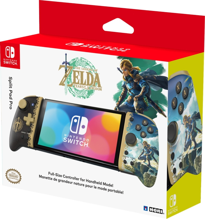 HORI Split Pad Pro - The Legend of Zelda: Tranen van het Koninkrijk gamecontroller, Switch / Switch OLED in de groep HOME ELECTRONICS / Spelconsoles en accessoires / Nintendo Switch / Accessoires bij TP E-commerce Nordic AB (C70155)