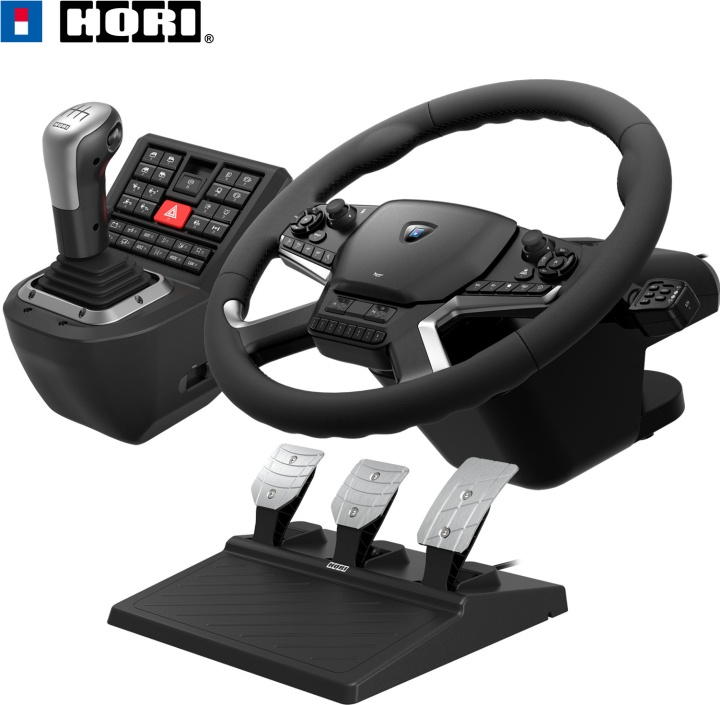 HORI Force Feedback Truckbesturingssysteem, PC in de groep HOME ELECTRONICS / Spelconsoles en accessoires / Overige games bij TP E-commerce Nordic AB (C70158)