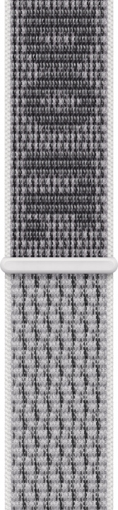 Apple Watch 41 mm Summit White/Black Nike Sport Loop Bandje (MPHV3) in de groep SMARTPHONE & TABLETS / Training, thuis & vrije tijd / Apple Watch & Accessoires / Accessoires bij TP E-commerce Nordic AB (C70178)