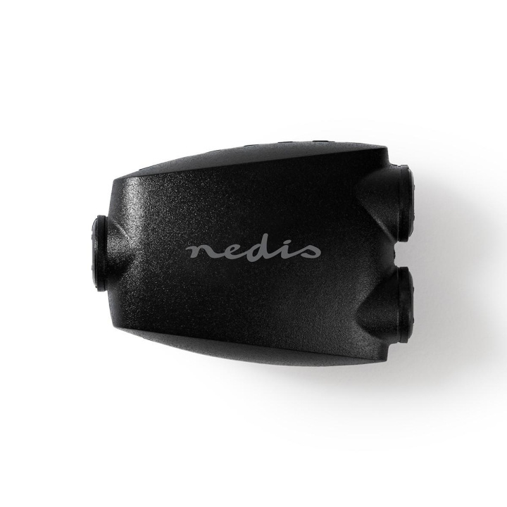 Nedis TosLink-Adapter | Toslink Female | 2x TosLink Female | Splitter | ABS | Zwart | 1 Stuks | Blister in de groep HOME ELECTRONICS / Kabels & Adapters / Luidsprekerkabels bij TP E-commerce Nordic AB (C70198)