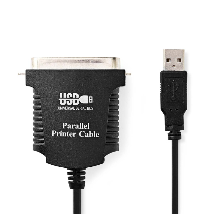 Nedis Parallelkabel | USB-A Male | Centronics 36-Pins Male | Vernikkeld | 2.00 m | Rond | PVC | Envelop in de groep COMPUTERS & RANDAPPARATUUR / Computerkabels / Overige computerkabels bij TP E-commerce Nordic AB (C70211)