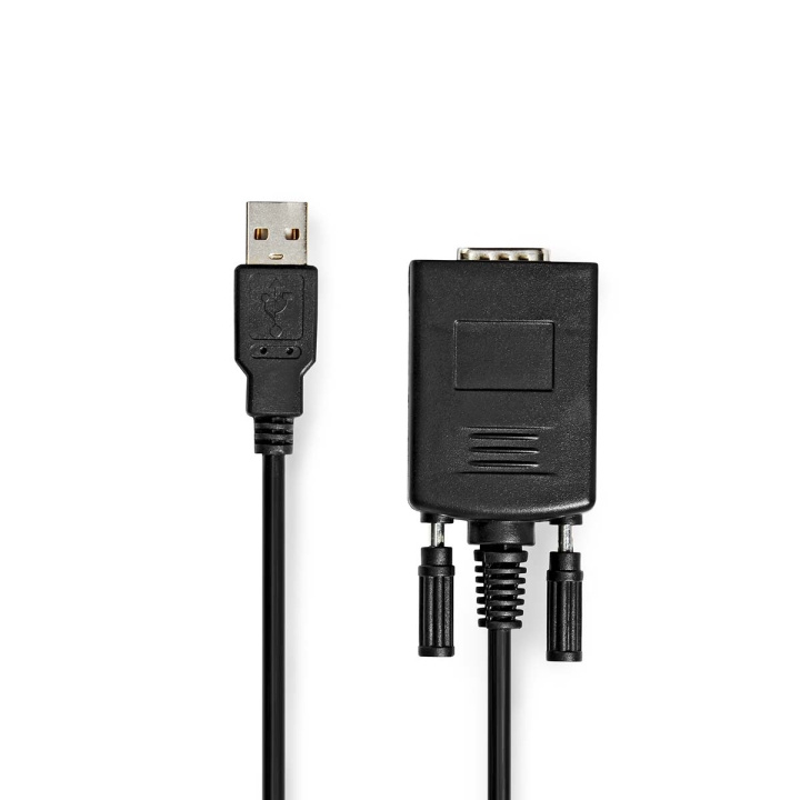 Nedis RS232-Converter | USB-A Male | RS232 | Vernikkeld | 0.90 m | Rond | PVC | Zwart | Doos in de groep COMPUTERS & RANDAPPARATUUR / Computerkabels / Overige computerkabels bij TP E-commerce Nordic AB (C70213)