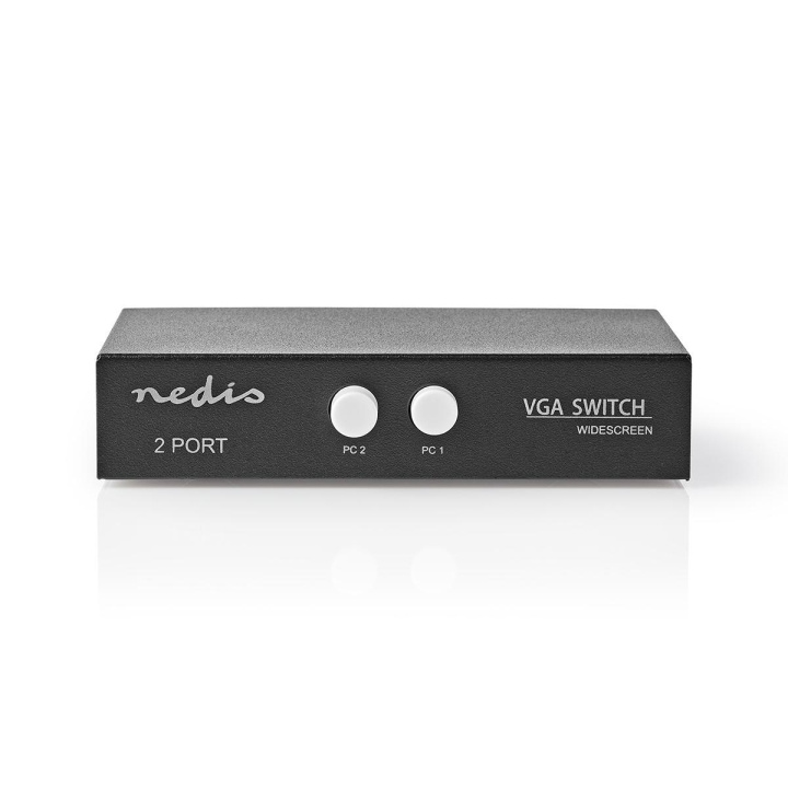 Nedis VGA-Switch | 2 poort(en) | Maximale resolutie: 2560x1600 | 500 mHz in de groep COMPUTERS & RANDAPPARATUUR / Computerkabels / VGA / Adapters bij TP E-commerce Nordic AB (C70215)