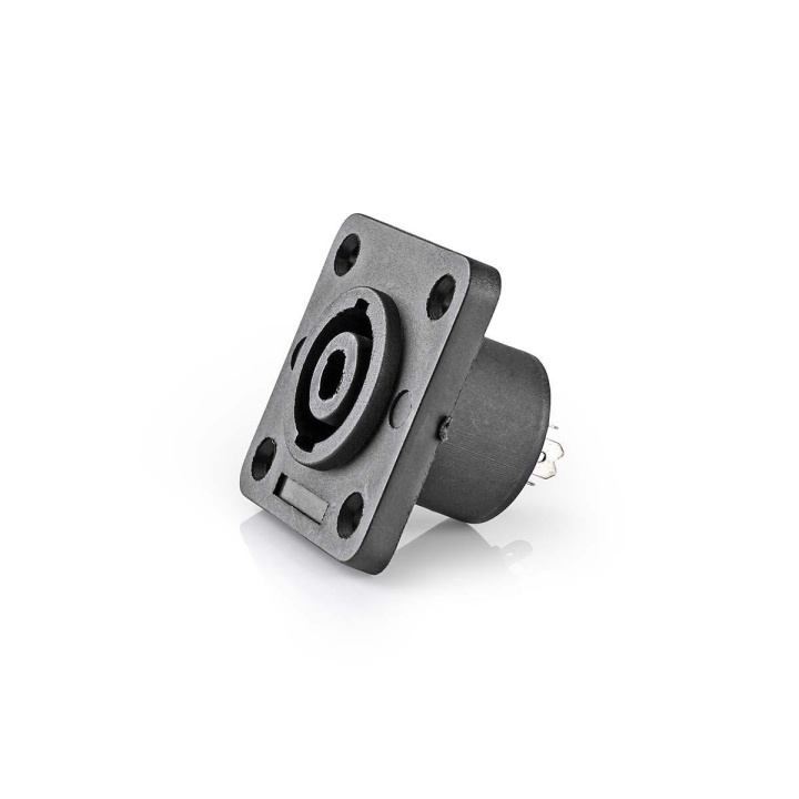 Nedis Speaker-Connector | Recht | Female | Vernikkeld | Soldeer | ABS | Zwart | 25 Stuks | Polybag in de groep HOME ELECTRONICS / Audio & Beeld / Luidsprekers & accessoires / Accessoires bij TP E-commerce Nordic AB (C70265)