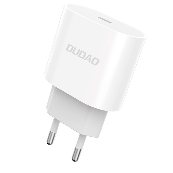 Dudao A8SEU Adapter 20Watt 1xUSB-C in de groep SMARTPHONE & TABLETS / Opladers & Kabels / Wandoplader / Wandoplader Type C bij TP E-commerce Nordic AB (C70274)