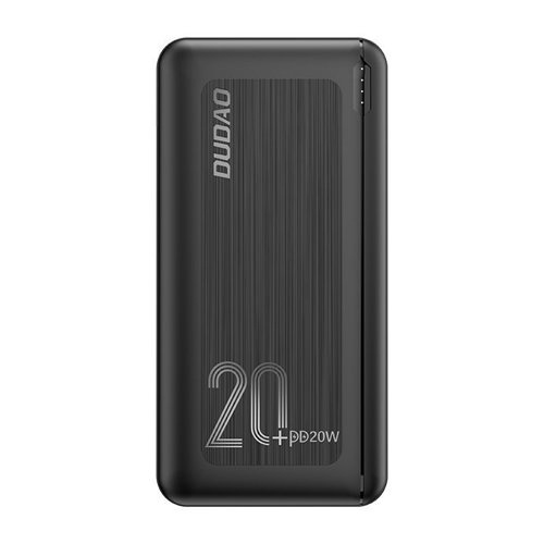 Dudao K12PQ+ powerbank 20000mAh 20Watt black in de groep SMARTPHONE & TABLETS / Opladers & Kabels / Powerbanks bij TP E-commerce Nordic AB (C70284)