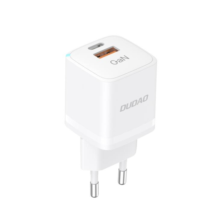 Dudao A13Pro Adapter 33Watt GaN 1xUSB-C + 1xUSB-A in de groep SMARTPHONE & TABLETS / Opladers & Kabels / Wandoplader / Wandoplader Type C bij TP E-commerce Nordic AB (C70302)