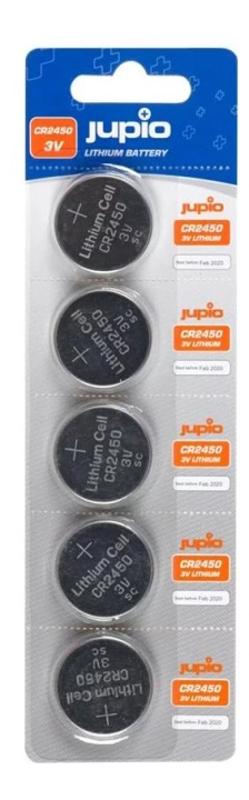 Jupio CR2450 3V 5pcs in de groep HOME ELECTRONICS / Batterijen & Opladers / Batterijen / Knoopcel bij TP E-commerce Nordic AB (C70444)