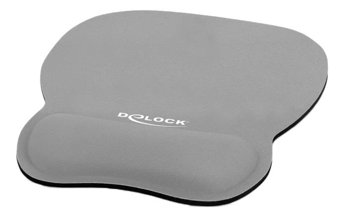 DeLOCK Ergonomic Mouse pad with Wrist Rest grey 245 x 206 mm in de groep COMPUTERS & RANDAPPARATUUR / Muizen en toetsenborden / Polssteun bij TP E-commerce Nordic AB (C70476)