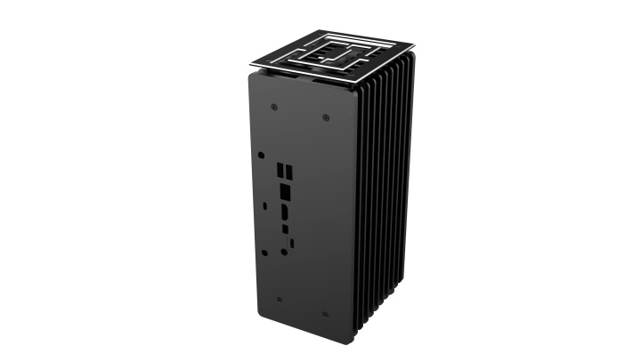 Akasa Turing ABX Compact fanless case for AMD Ryzen™ 4000U in de groep COMPUTERS & RANDAPPARATUUR / Computeronderdelen / Chassis bij TP E-commerce Nordic AB (C70483)